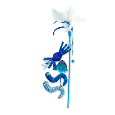 Modern Cat - Magic Wings Wand - Blue